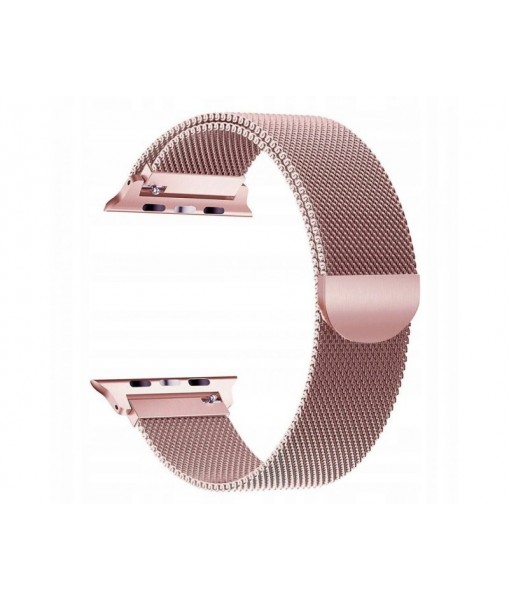 Curea Apple Watch, Tech Protect Milanese Loop, Compatibila Cu Apple Watch 1/2/3/4/5 (42/44mm) ,Rose Gold